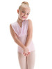 Motionwear Annabelle Pink V-Shoulder Drape Leotard Motionwear Annabelle Pink V-Shoulder Drape Leotard