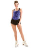 Motionwear Neverland Purple & Sequins Square Front Open Back Skirted Leotard Motionwear Neverland Purple & Sequins Square Front Open Back Skirted Leotard