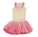 Ooh! La La! Couture Ivory & Candy Pink Necklace Dress Ooh! La La! Couture Ivory & Candy Pink Necklace Dress