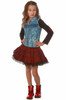 Ooh! La La! Couture Red/Black Plaid Denim Twirly Dress Ooh! La La! Couture Red/Black Plaid Denim Twirly Dress