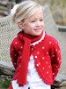 Pom Pom Gwen Red Dress Cardigan Pom Pom Gwen Red Dress Cardigan