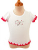 Hot Pink Flower Girl T-shirt Hot Pink Flower Girl T-shirt