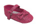 Infant Fuchsia Glitter Ribbon Shoes Infant Fuchsia Glitter Ribbon Shoes