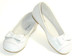 L'Amour White Ballet Bow Flat