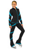 ChloeNoel Ice Skating Outfit- Turquoise J636 Spiral Skating Jacket & P636 Spiral Skating Pant ChloeNoel Ice Skating Outfit- Turquoise J636 Spiral Skating Jacket & P636 Spiral Skating Pant
