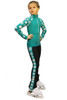 IceDress Mint Thermal Snowflake Figure Skating Outfit IceDress Mint Thermal Snowflake Figure Skating Outfit