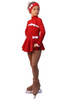 IceDress Red Thermal Bows Skating Dress IceDress Red Thermal Bows Skating Dress