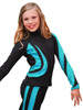 ChloeNoel Turquoise Swirls Jacket ChloeNoel Turquoise Swirls Jacket