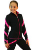 Chloe Noel J636F- Crystals Fuchsia Zipper Spiral Fleece Jacket Chloe Noel J636F- Crystals Fuchsia Zipper Spiral Fleece Jacket