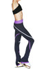 Chloe Noel P618F Purple 2-Tone Piping Lt. Weight Fleece Pants Chloe Noel P618F Purple 2-Tone Piping Lt. Weight Fleece Pants