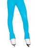 Turquoise  ChloeNoel Solid Over The Heel Elite Skating Pants w/ Front Pocket & Swarovski Crystal Block Turquoise  ChloeNoel Solid Over The Heel Elite Skating Pants w/ Front Pocket & Swarovski Crystal Block