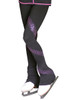 ChloeNoel Black Spiral Pants w/ Fuchsia Crystals ChloeNoel Black Spiral Pants w/ Fuchsia Crystals