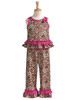 Laura Dare Raspberry Skins Tie Top PJ Laura Dare Raspberry Skins Tie Top PJ