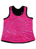 Fuchsia Zebra Metallic Top-FINAL SALE