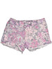 Tractr Jeans Floral Printed Frayed Shorts- FINAL SALE Tractr Jeans Floral Printed Frayed Shorts- FINAL SALE