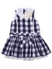 Trish Scully Child So-Cal Prep Navy Checkered Princess Dress Trish Scully Child So-Cal Prep Navy Checkered Princess Dress