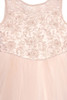 Tip Top Kids 5747 Blush Cord Embroidered Satin & Tulle Dress w/ Illusion Neckline Tip Top Kids 5747 Blush Cord Embroidered Satin & Tulle Dress w/ Illusion Neckline