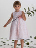 US Angels Cotton Lace Dress w/ Adorning Corsage US Angels Cotton Lace Dress w/ Adorning Corsage