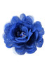 Bows Arts Royal Blue Mini Sparkle Chiffon Flower Bows Arts Royal Blue Mini Sparkle Chiffon Flower