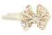 Bows Arts Gold Headband Removable Sequined Bow Bows Arts Gold Headband Removable Sequined Bow