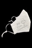 My First Communion Silver Embroidered 100% Cotton Face Shaped Mask My First Communion Silver Embroidered 100% Cotton Face Shaped Mask