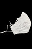 My Primera Comunion Silver Embroidered 100% Cotton Face Shaped Mask