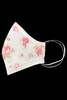 Adult Floral 2-Ply Face Shaped Mask Adult Floral 2-Ply Face Shaped Mask