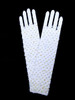 Crochet Long Gloves w/ Iridescent Sequins Crochet Long Gloves w/ Iridescent Sequins