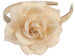 Champagne Headband w/ Large Rose Champagne Headband w/ Large Rose