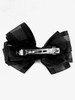 Black Organza Bow Hair Clip