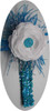 Turquoise Sequin Headband w/ Flower