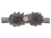 Gray Shabby Rose & Pearl Stone Headband Gray Shabby Rose & Pearl Stone Headband