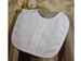 Boys Christening Bib w/ Pleat & Button Accent Boys Christening Bib w/ Pleat & Button Accent