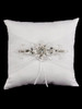 White Jeweled Motif Ring Pillow White Jeweled Motif Ring Pillow