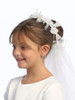 Swea Pea & Lilli Organza & Crystal Flower Veil Swea Pea & Lilli Organza & Crystal Flower Veil