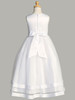 Swea Pea and Lilli SP717 Pearl Neckline with Glitter Tulle Skirt Swea Pea and Lilli SP717 Pearl Neckline with Glitter Tulle Skirt
