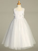 Swea Pea and Lilli SP723 Embroidered Tulle with 3D Flowers Swea Pea and Lilli SP723 Embroidered Tulle with 3D Flowers