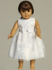 Swea Pea & Lilli SP214Z Embroidered Tulle w/ Sequins Doll Dress Swea Pea & Lilli SP214Z Embroidered Tulle w/ Sequins Doll Dress