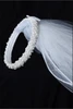Kids Dream White Bun Veil w/ Pearls