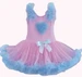 Popatu Blue Ruffle Heart PettiDress