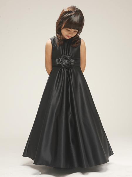 Black Flower Girl Dresses