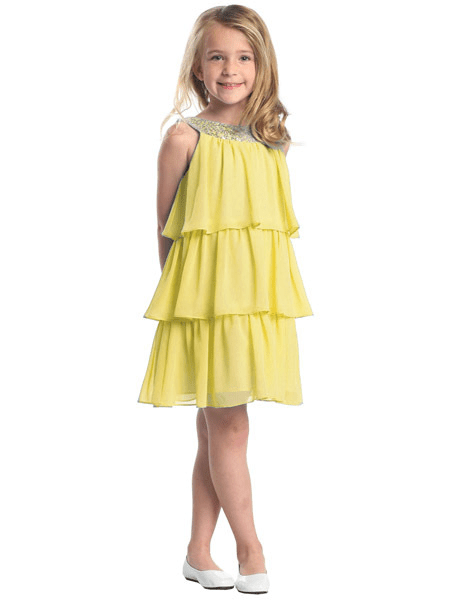 Yellow Flower Girl Dresses