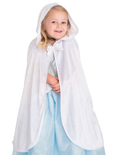 Little Adventures Scandinavian Princess Cloak - Hooded Dress-Up Costume For Girls, Ages 3-5, Fuchsia Velvet