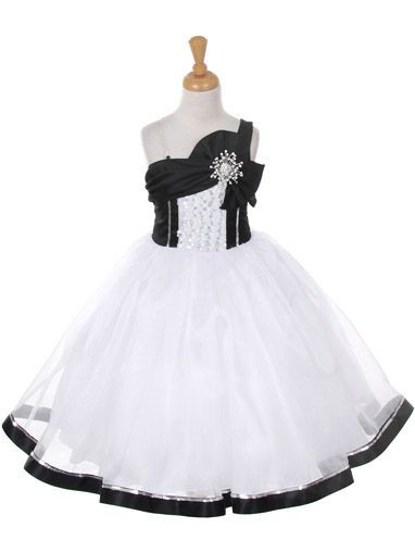 black and white organza dress Cute A Line Off the Shoulder White Organza Black Velvet Long Prom Dress SH4583