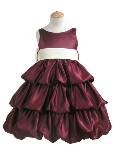 bubble dress burgundy Bubble Hem Bandeau Mini Dress Burgundy main image 1