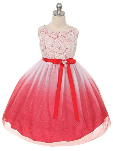 strapless open back dress Caira Chiffon Scarf Maxi Dress / Ombre Dark Pink | Meshki
