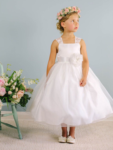 lace top dress plus size Lace Top Ivory Chiffon Plus Size Wedding Dresses with Long Sleeves US16 / White