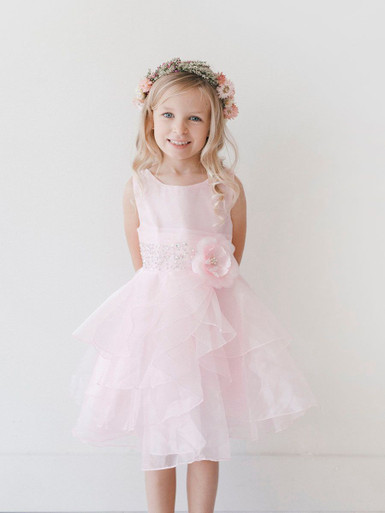 organza layered dress Layered Organza and Double-Faced Viscose Long Dress Black