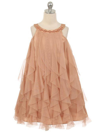 green emerald velvet dress Samantha Ruffle Wrap Dress ~ Rose Gold Luxe Satin Xs