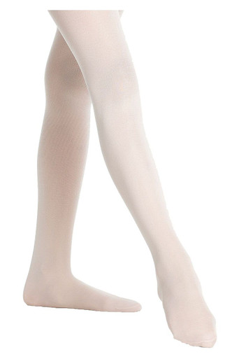 Danskin 703 Girls Theatrical Pink Footed Student Tights - Pink